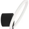 LED-Seinävalaisin Eglo Caranacoa, 11.5W, Ø26cm, musta/valkoinen