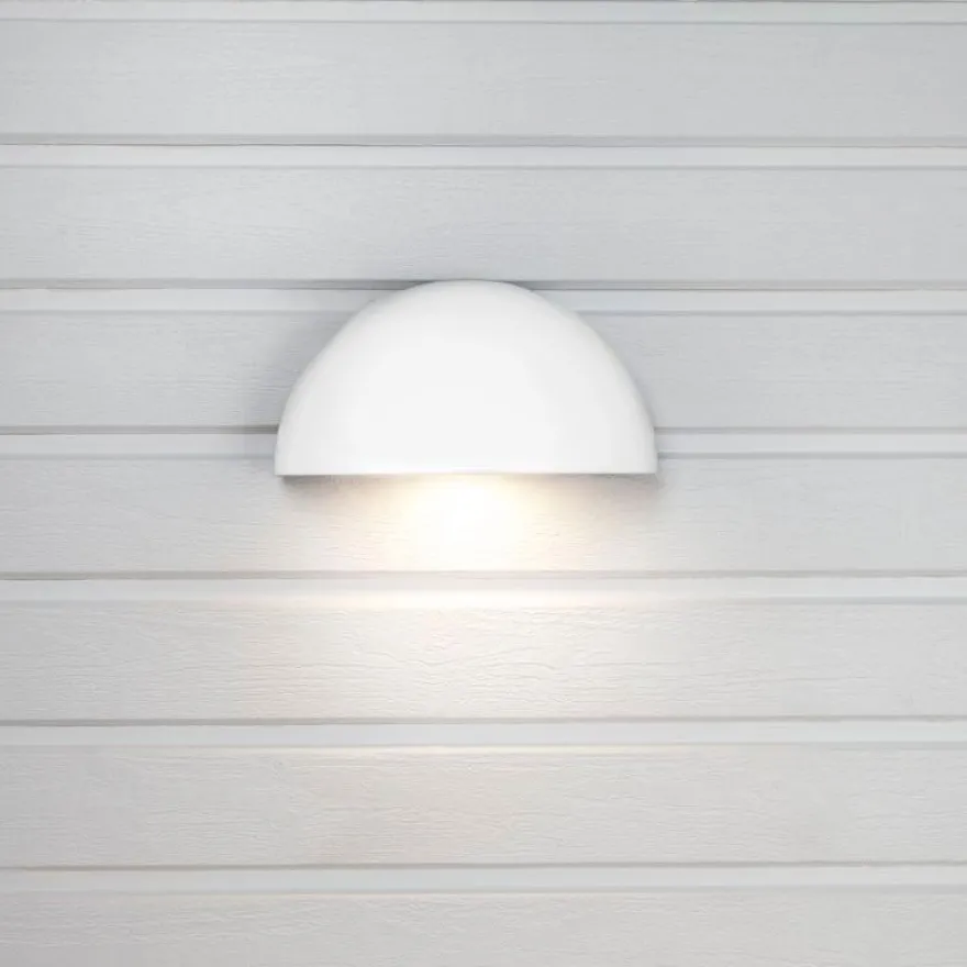 LED-seinävalaisin Hide-a-lite Arc valkoinen