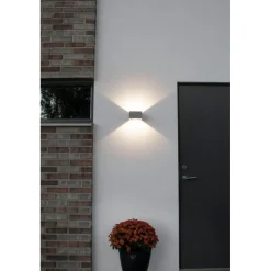 LED-seinävalaisin Hide-a-lite Indicate Case Wall IP55 harmaa