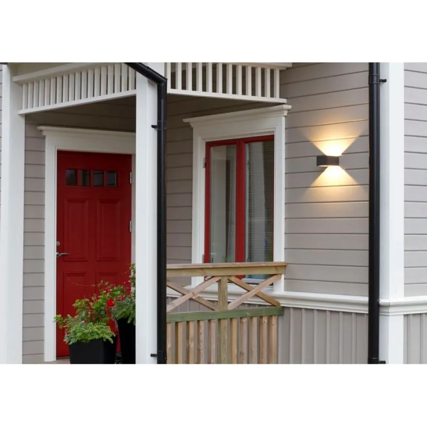LED-seinävalaisin Hide-a-lite Indicate Case Wall IP55 harmaa