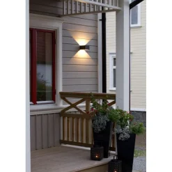 LED-seinävalaisin Hide-a-lite Indicate Case Wall IP55 harmaa