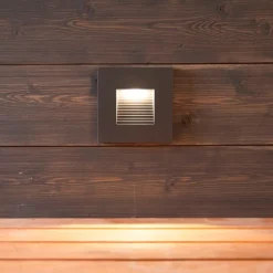 LED-seinävalaisin Hide-a-lite Indicate Multi antrasiitti