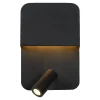 LED-seinävalaisin Lucide Boxer, 2x5W, musta