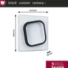 LED-seinävalaisin Paulmann 2Form 24x24cm 4000K 1600lm/1125lm 13/9W valkoinen/musta