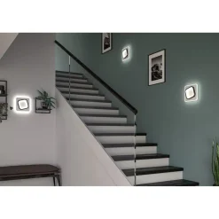 LED-seinävalaisin Paulmann 2Form 24x24cm 4000K 1600lm/1125lm 13/9W valkoinen/musta