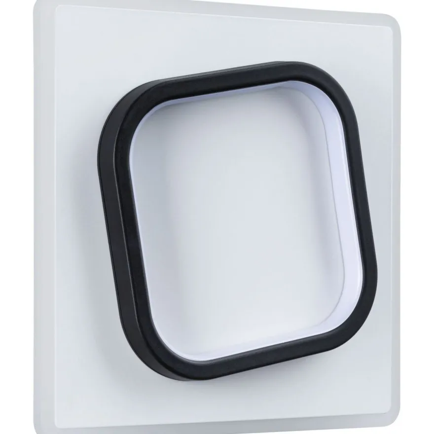 LED-seinävalaisin Paulmann 2Form 24x24cm 4000K 1600lm/1125lm 13/9W valkoinen/musta
