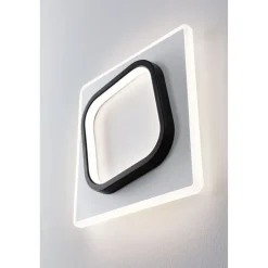 LED-seinävalaisin Paulmann 2Form 24x24cm 4000K 1600lm/1125lm 13/9W valkoinen/musta