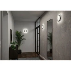 LED-seinävalaisin Paulmann 2Form 24x24cm 4000K 1600lm/1125lm 13/9W valkoinen/musta