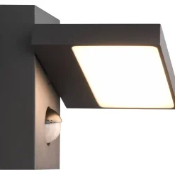 LED-seinävalaisin Trio Horton, liiketunnistimella, antrasiitti