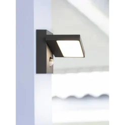 LED-seinävalaisin Trio Horton, liiketunnistimella, antrasiitti