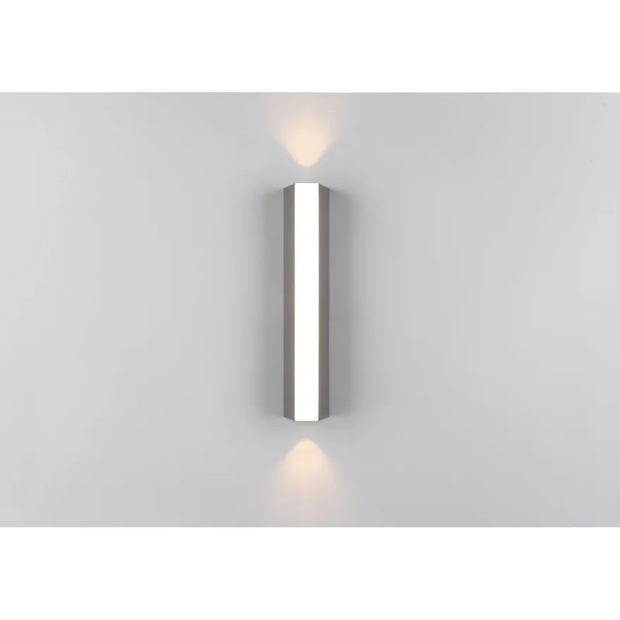LED-seinävalaisin Trio Marne, 30cm, antrasiitti