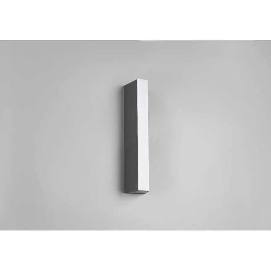 LED-seinävalaisin Trio Marne, 30cm, antrasiitti