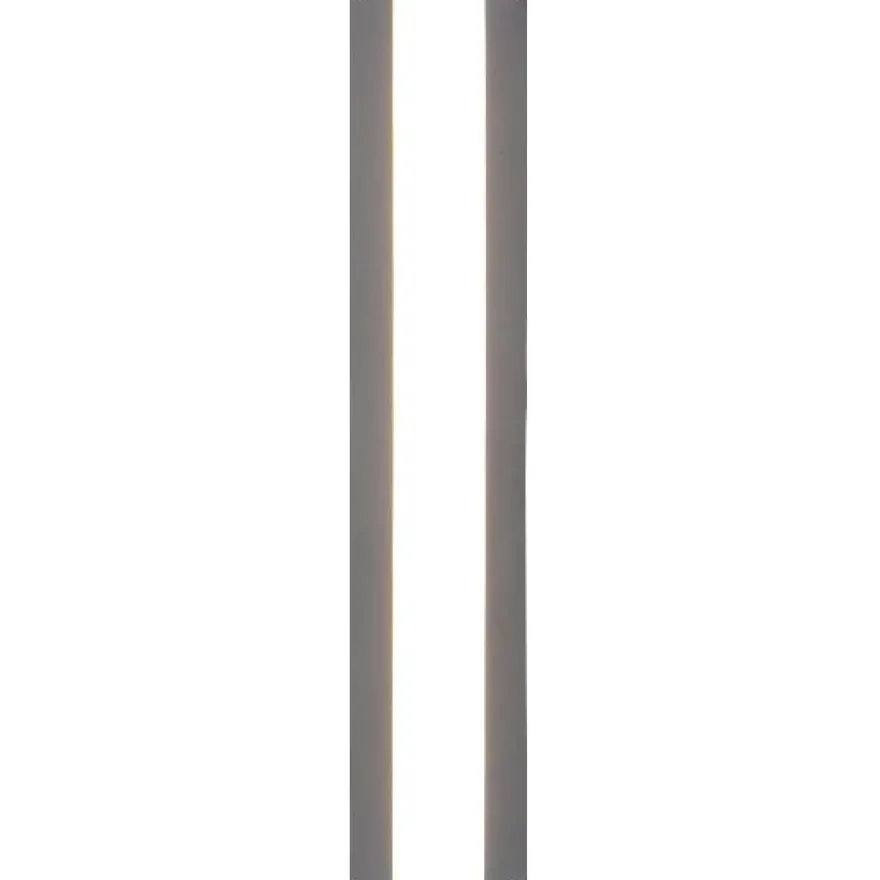 LED-seinävalaisin Trio Marne, 30cm, antrasiitti