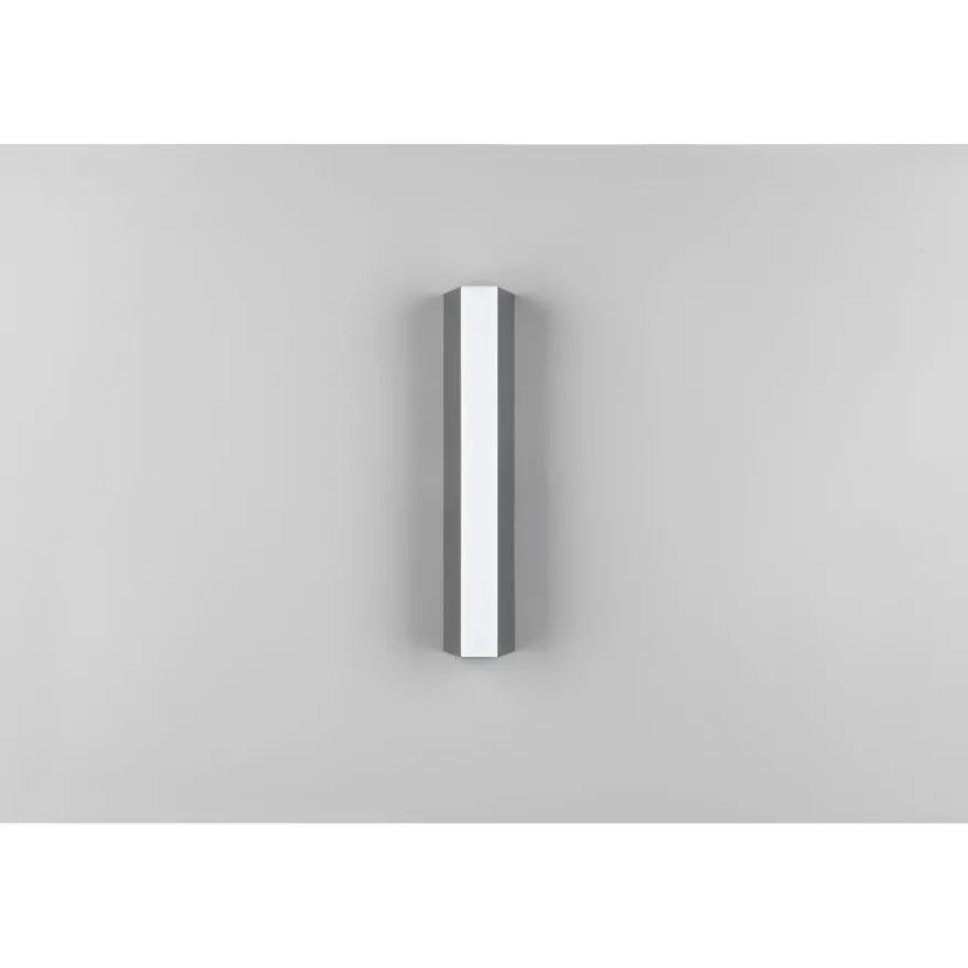 LED-seinävalaisin Trio Marne, 30cm, antrasiitti