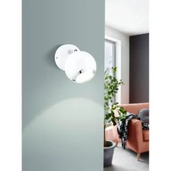 LED-Spottivalaisin Eglo Bimeda, Ø7cm, valkoinen