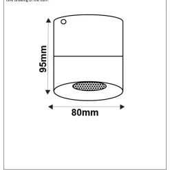 LED-spottivalaisin Lucide Bodi, GU10, valkoinen