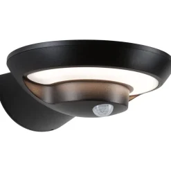 LED-ulkoseinävalaisin aurinkokennolla Paulmann Bordola, IP44, 3000K, hämärätunnistin, antrasiitti