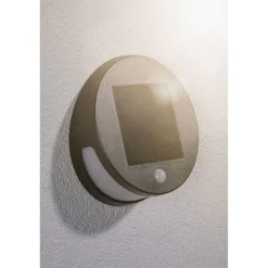 LED-ulkoseinävalaisin aurinkokennolla Paulmann Helena, IP44, 3000K, liiketunnistin, antrasiitti