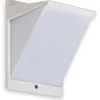 LED-ulkoseinävalaisin Ensto AVR8 eWay, IP44, 9W/830, valkoinen, polykarbonaattikuvulla