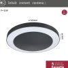 LED-ulkoseinävalaisin hämärätunnistimella Paulmann Circula, Smart Home Zigbee 3.0, IP44, 32cm, antrasiitti