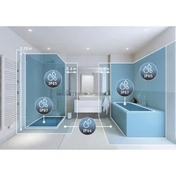 LED-ulkoseinävalaisin hämärätunnistimella Paulmann Circula, Smart Home Zigbee 3.0, IP44, 32cm, antrasiitti
