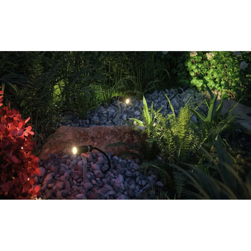LED-Ulkospottivalaisin Paulmann Plug & Shine Plantini, antrasiitti