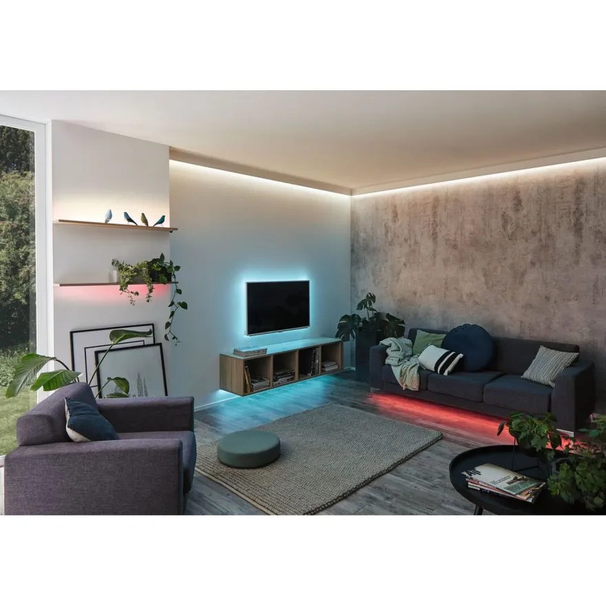 LED-valonauha Paulmann MaxLED 250, aloituspakkaus, IP44, 230lm/m RGBW+, 24VA, eri kokoja