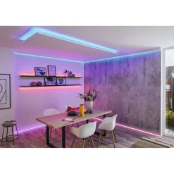 LED-valonauha Paulmann MaxLED 250, aloituspakkaus, IP44, 230lm/m RGBW+, 24VA, eri kokoja