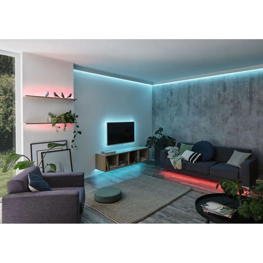 LED-valonauha Paulmann MaxLED 250, aloituspakkaus, IP44, 230lm/m RGBW+, 24VA, eri kokoja