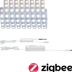LED-valonauha Paulmann MaxLED 500, Smart Home Zigbee 3.0, aloituspakkaus, 3m, IP44, 17W, 510lm/m, 60LEDs/m, 36VA, säädettävä värilämpötila