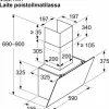 Liesituuletin Siemens iQ100 LC65KDK60 60cm musta lasi