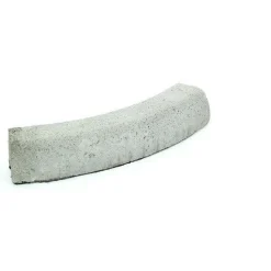 Liimattava reunakivi Rudus, kaarre R1000 kupera, 523x130x120mm, sileä, harmaa