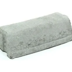 Liimattava reunakivi Rudus, kaarre R2500 kupera, 390x130x120mm, sileä, harmaa