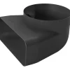Liitoskappale Siemens litteä uros 90° kulma pyöreä Ø150mm