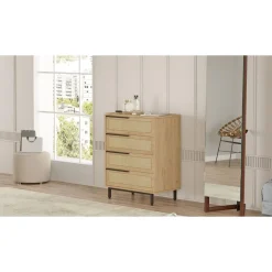 Lipasto Linento Furniture ON17-SU, ruskea