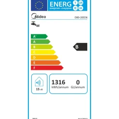 Lämminvesivaraaja Midea Salute Flex, Wi-Fi, emali, 100l, Verkkokaupan poistotuote