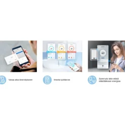 Lämminvesivaraaja Midea Salute Flex, Wi-Fi, emali, 100l, Verkkokaupan poistotuote