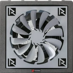 Lämpöpuhallin Reventon HC20-3S, 21.4kW, musta + levityssäle 360