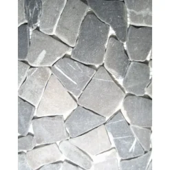 Luonnonkivimosaiikki Savu, vaaleanharmaa, 30x30cm