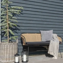 Lyhty House Nordic Bondi, 2kpl, musta teräs/lasi