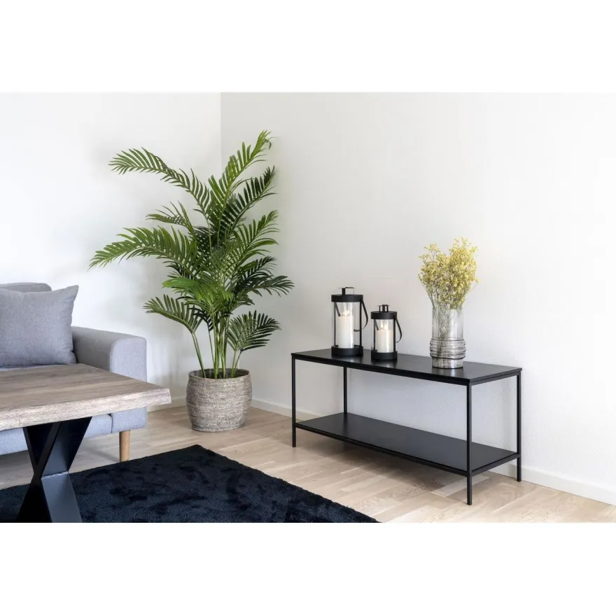 Lyhty House Nordic Bondi, 2kpl, musta teräs/lasi