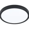 Älykatto-/seinävalaisin Eglo Argolis-Z, LED, Ø28.5cm, ulos, musta