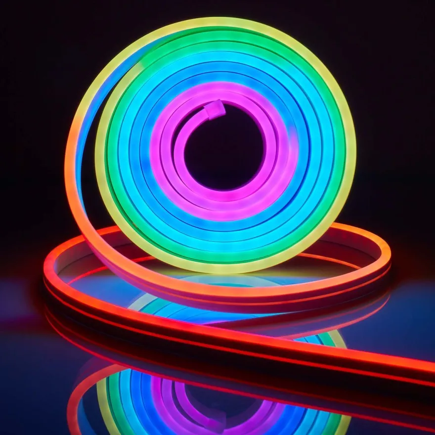 Älykäs LED-nauha Nedis SmartLife RGB NEON WiFi WIFILN51CRGB, 5m