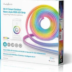 Älykäs LED-nauha Nedis SmartLife RGB NEON WiFi WIFILN51CRGB, 5m