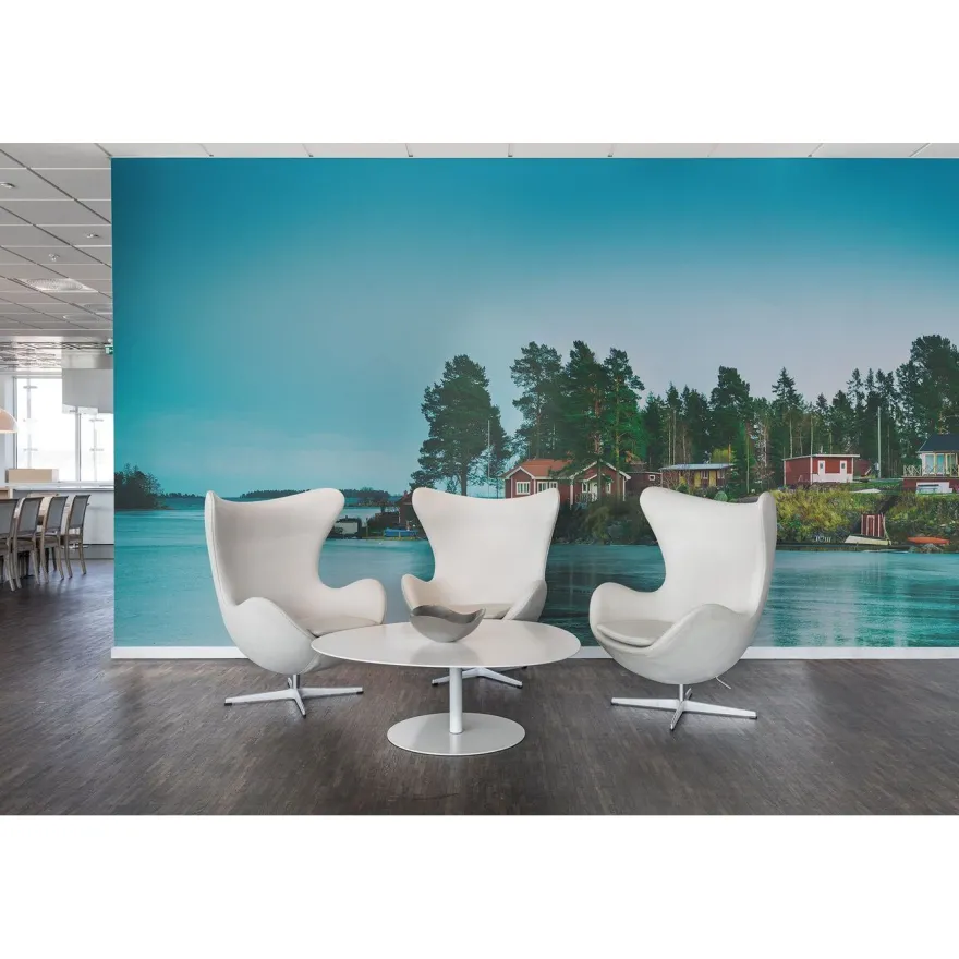 Maisematapetti Rebel Walls Cottage Island, non-woven, mittatilaus