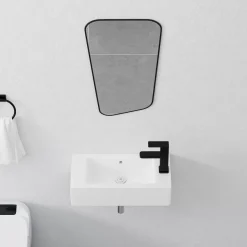 Malja-allas Bathlife Krut, 500x250mm, valkoinen