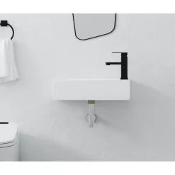 Malja-allas Bathlife Krut, 500x250mm, valkoinen