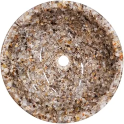 Malja-allas GemLook GL 117, tasolle asennettava, ei hananreikää, 400 x 400 x 135 mm