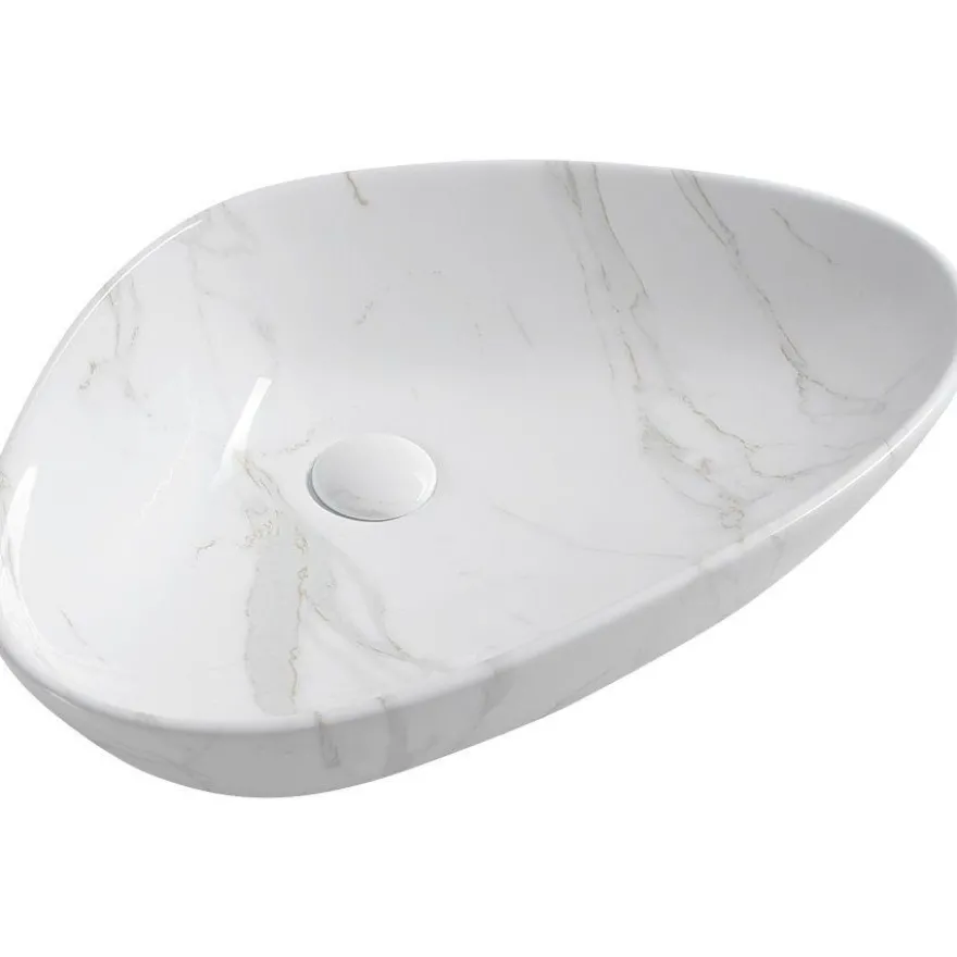 Malja-allas Interia Dalma, 585x390x140mm, valkoinen
