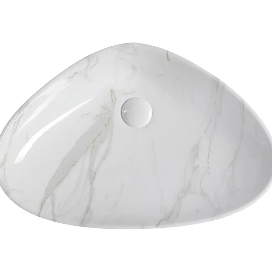 Malja-allas Interia Dalma, 585x390x140mm, valkoinen
